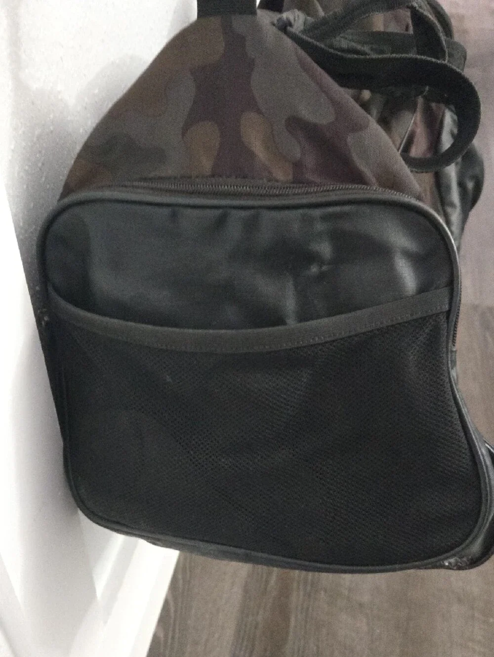 Under Armour Men's Camo Duffel Bag with Black Trim